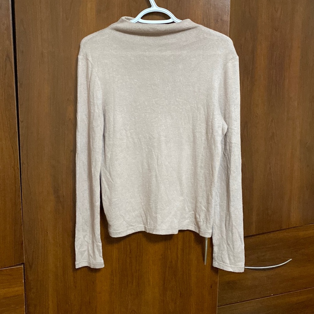 Oak and fort P2p 18.5 size small oatmeal colour boat neck sweater